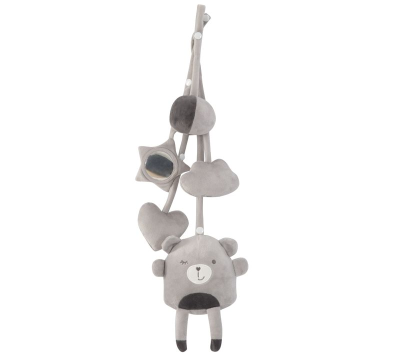 Lot De 5 Jouets D'eveil Gris Pour Arche D'activités - Lil Cuties