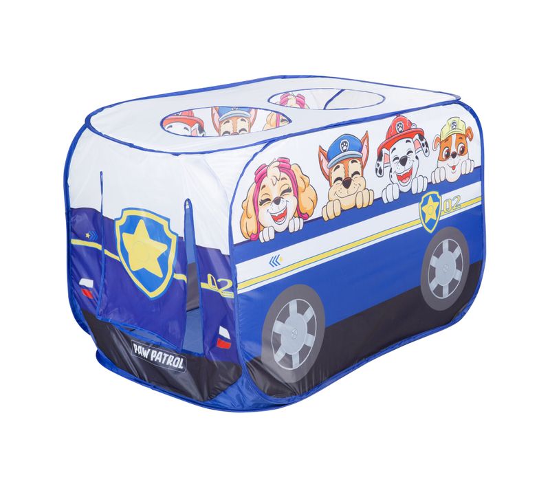 Tente De Jeu Pour Enfant Paw Patrol - Tente Pop Up En Forme De Voiture - Bleu - Blanc