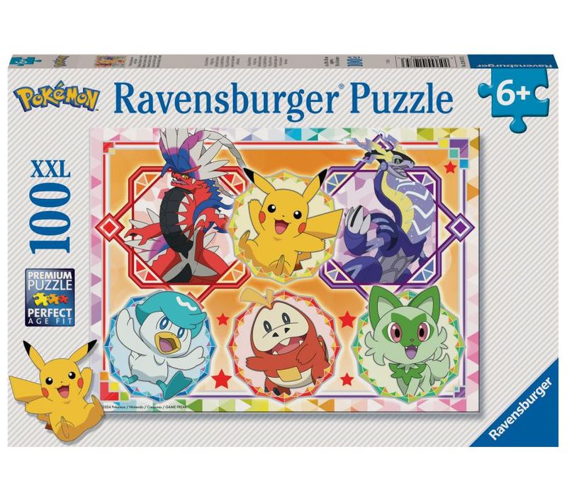 Puzzle 100 P XXL - Pokemon Ecarlate Et Violet