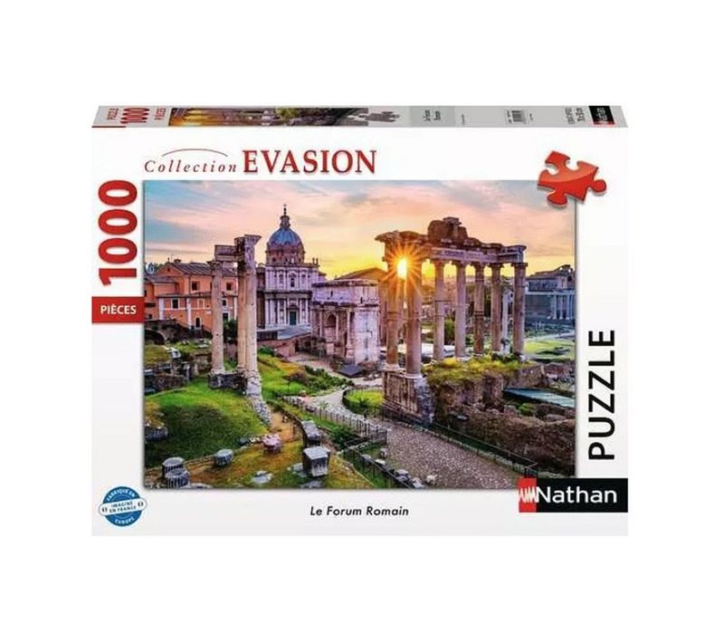 Puzzle Adulte 1000 Pièces — Le Forum Romain, 70 X 50 Cm, Carton Antireflet