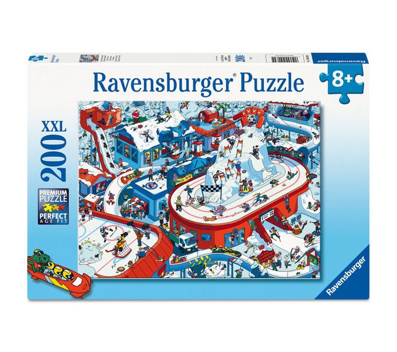 Puzzle Enfant 200 Pièces XXL - Scène Sports D'hiver (8+)