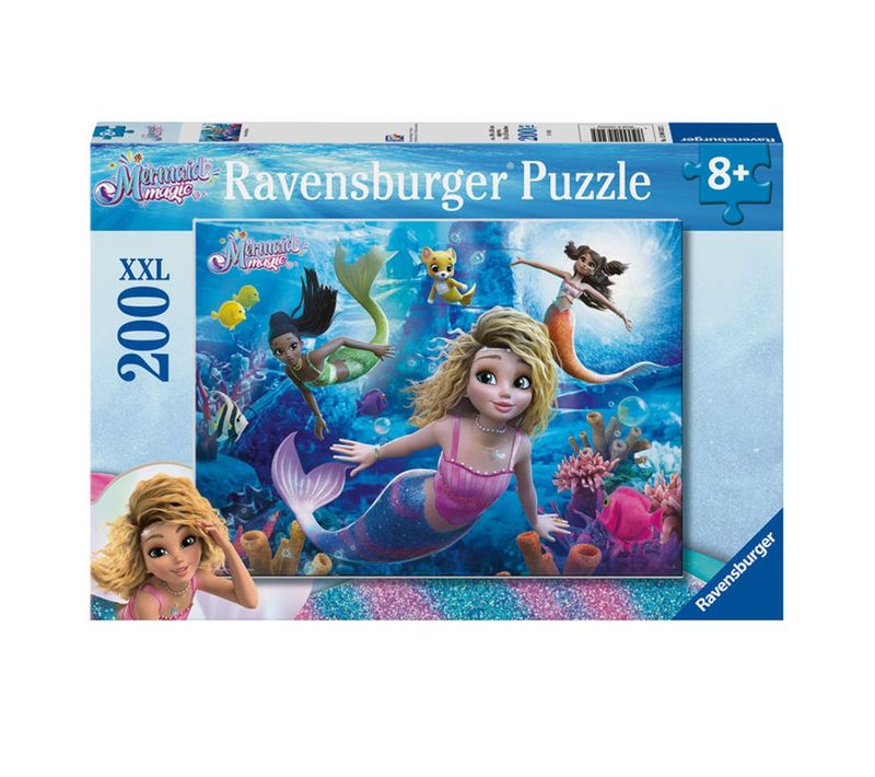 Puzzle Enfant 200 Pièces XXL - Sirènes, 8+ (format Paysage)