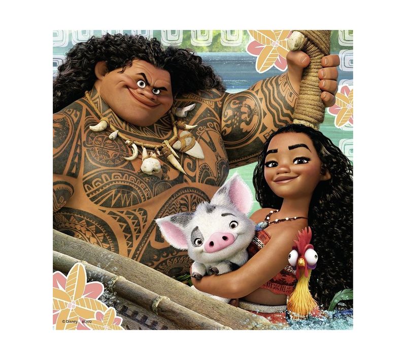 Puzzle Éducatif 3x49 Pièces La Légende De Vaiana