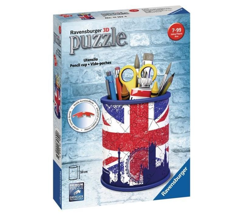 Puzzle 3d Pot A Crayons - Union Jack