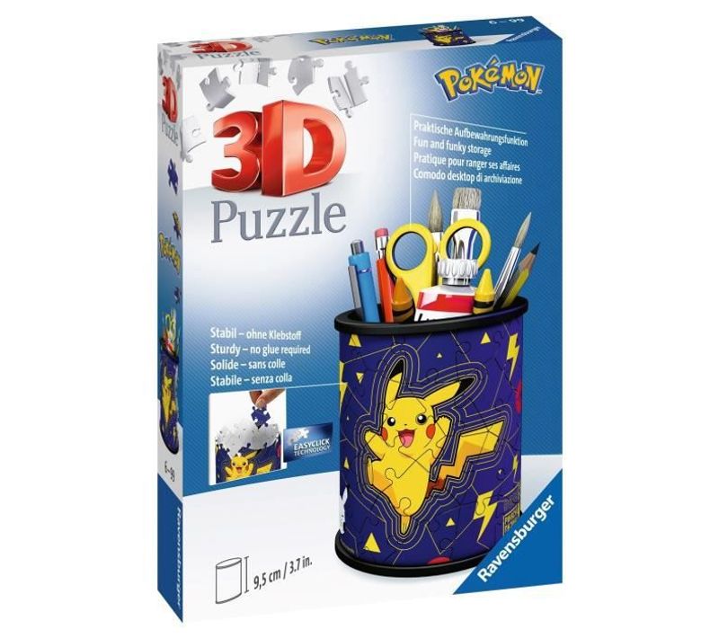Puzzle 3d Pot A Crayons Pokémon