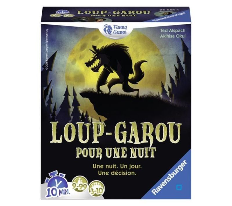 Jeu De Société Loup Garou Pour Une Nuit