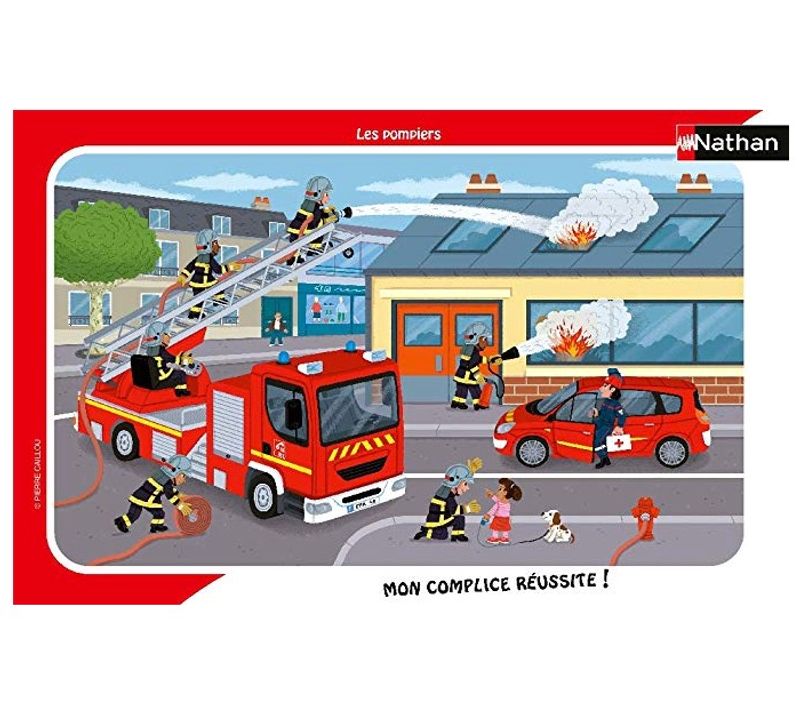 Puzzle 15 P Les Pompiers