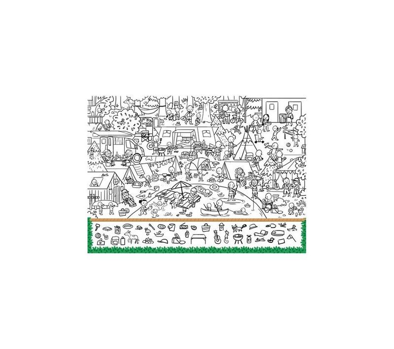 Puzzle  Au Camping Cherche Et Trouve 100 Pièces