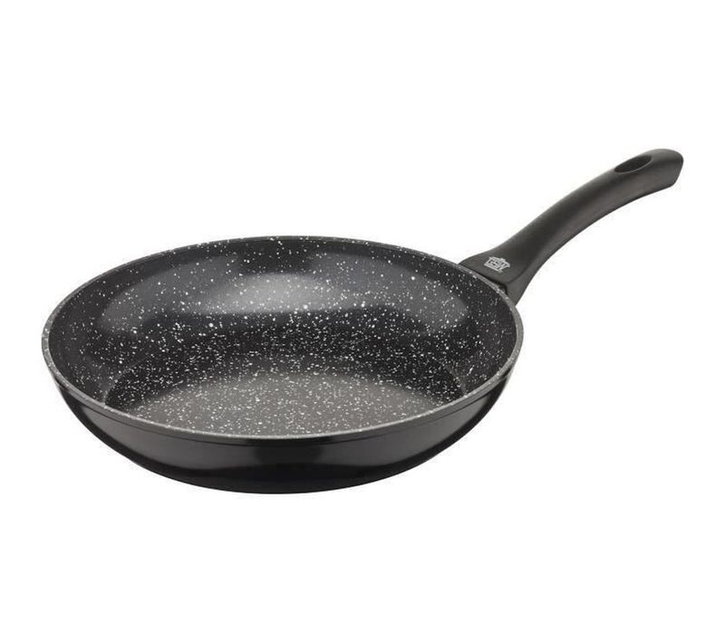 Poêle 24 Cm Aluminium Forgé - Induction, Revêtement Vitaflon Quarzit, Manche Abs