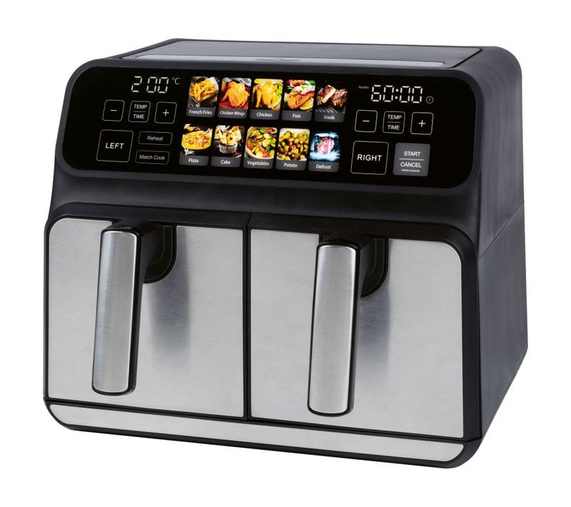 Friteuse à Air Chaud Air Fryer 8l Double Compartiment  PC-fr1287h
