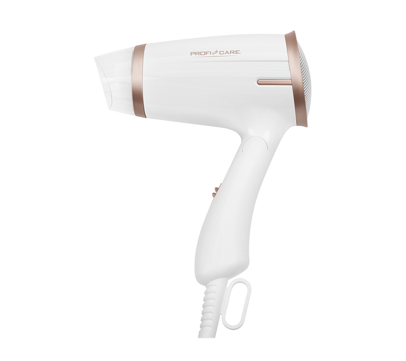 Sèche-cheveux Pliable 1400w Blanc PC-ht 3009 Blanc