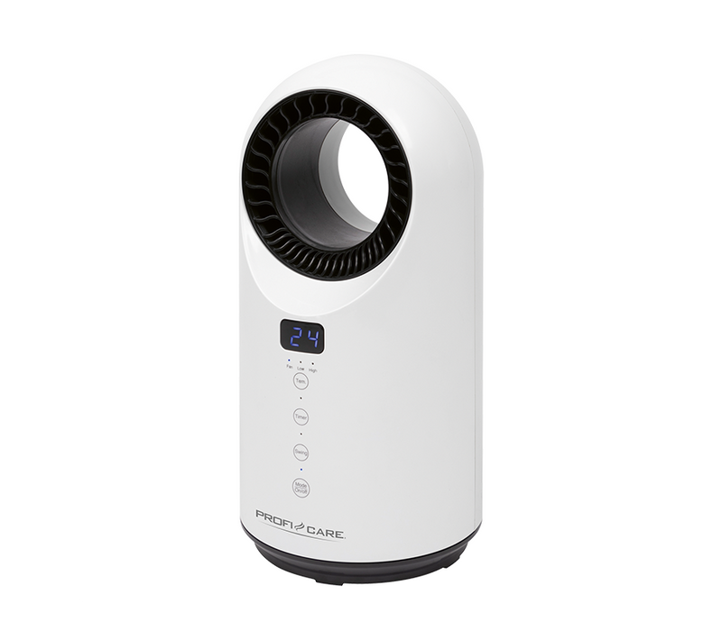 Chauffage Soufflant Céramique Et Ventilateur De Table 2en1  PC-hl 3086 Blanc