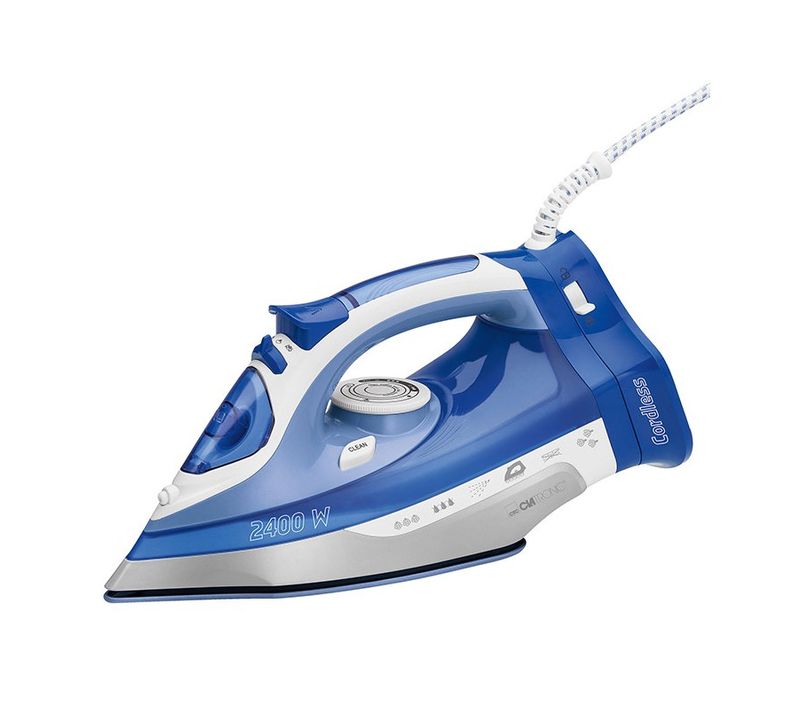 Fer à Repasser Semelle Céramique Avec Ou Sans Fil 2400w  dB 3706 Bleu