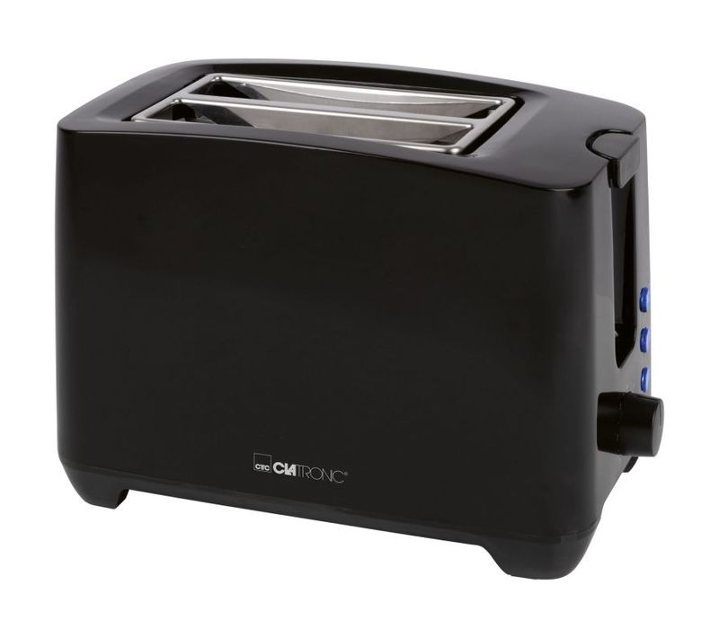 Grille Pain 2 Fentes Noir  Ta3801-noir