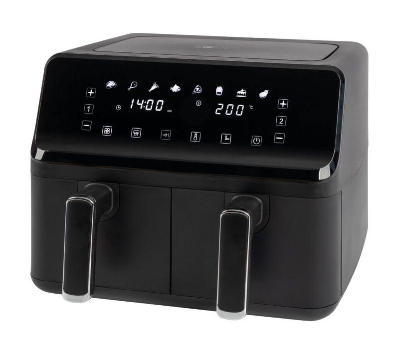 Double Friteuse à Air Chaud 8l Noir  Fr3804h-noir