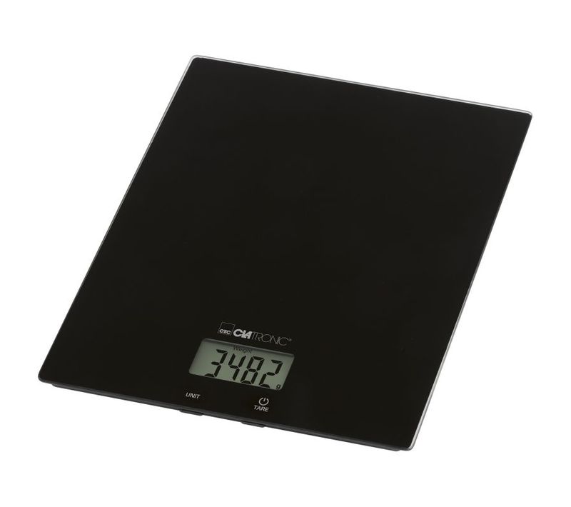 Balance De Cuisine En Verre Noir   Kw3820-noir