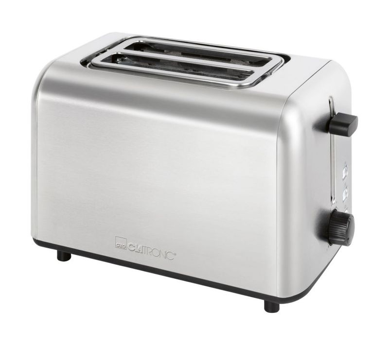 Grille-pain 2 Fentes Acier Inoxydable  Ta3822-inox