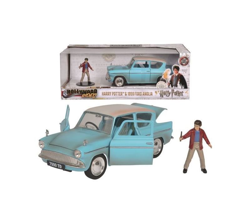 Harry Potter Ford Anglia  1959 + Figurine 1/24eme