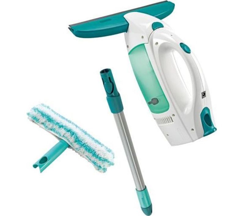 Kit Aspirateur à Vitres Dryetclean 51003 - Lave-vitre Sans Trace Nettoyeur Fenêtre 360° Multi-usages