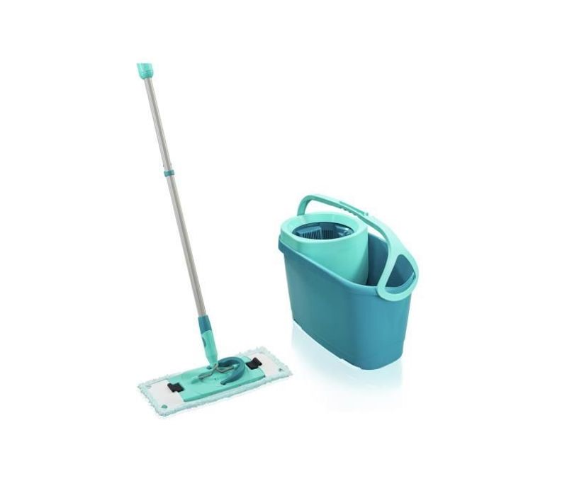 Leifheit 52120 Seau Et Système De Lavage Réservoir Unique Bleu, Vert