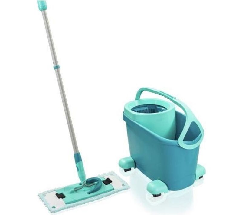Set Balai Serpillère Seau Essoreur à Roulettes Clean Twist M Ergo Mobile 52121 - Nettoyeur Sol