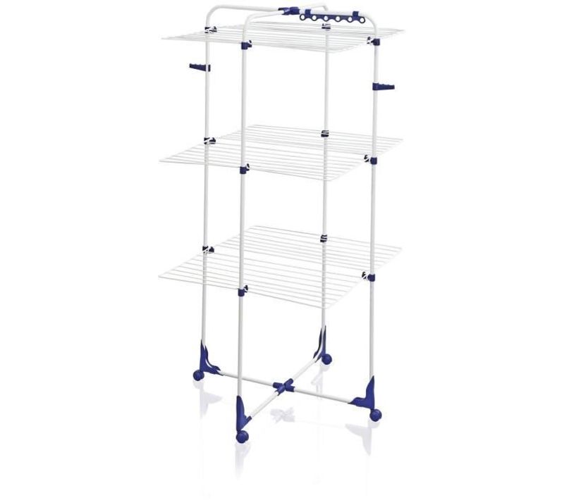 Séchoir à Linge 340 Classic 81455, Étendoir à Linge Avec 34m D'étendage Et Cadres Rabattables