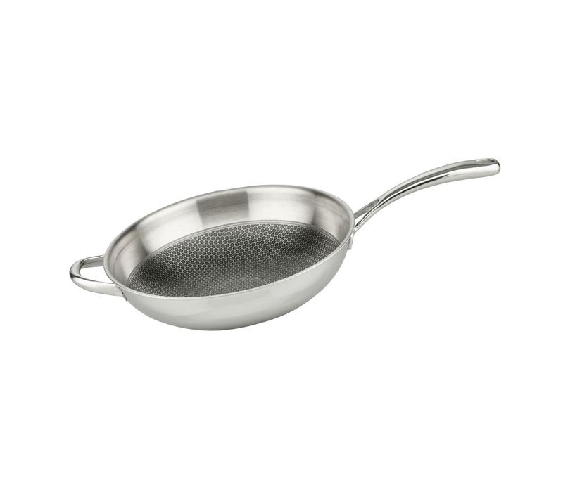 Poêle Wok 30 Cm En Inox 18/10  Relief Evolution
