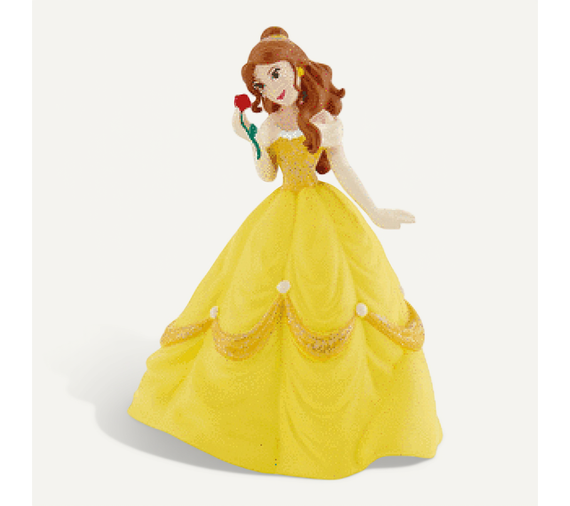 Figurine De Belle En Robe De Bal - Collection Bullyland 10 Cm