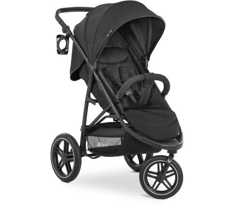 Rapid 3r Poussette Tout-terrain 3-roues — Noir, Pliante, Jusqu'à 25 Kg