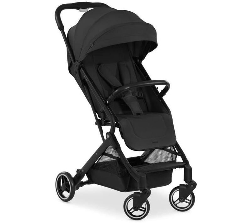 Poussette Compacte - Travel N Care - 4 Roues - Pliage à 1 Main - Noir