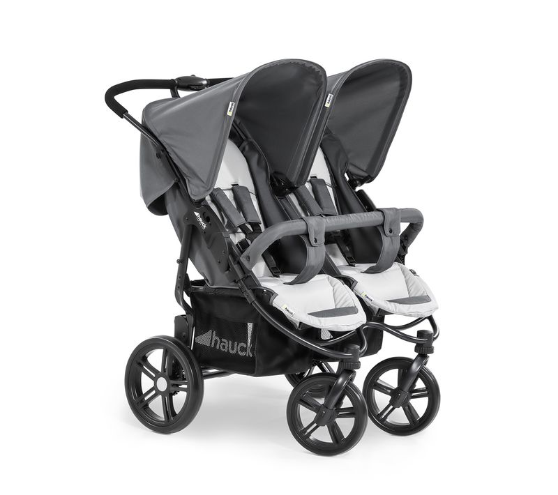 Poussette Jumeaux Hauck Roadster Duo Slx - Grey Silver