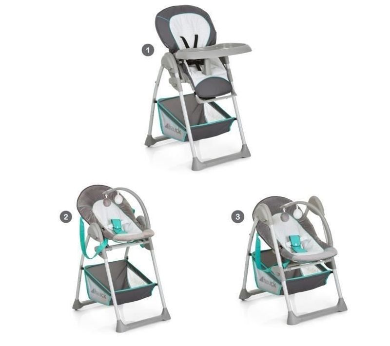 Chaise Haute Évolutive 2 En 1 Sit'n Relax Hearts