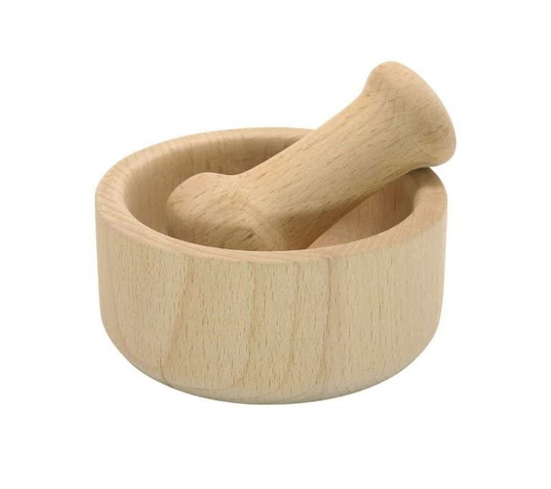 Mortier Et Pilon De Cuisine En Bois Fackelmann Wood Edition