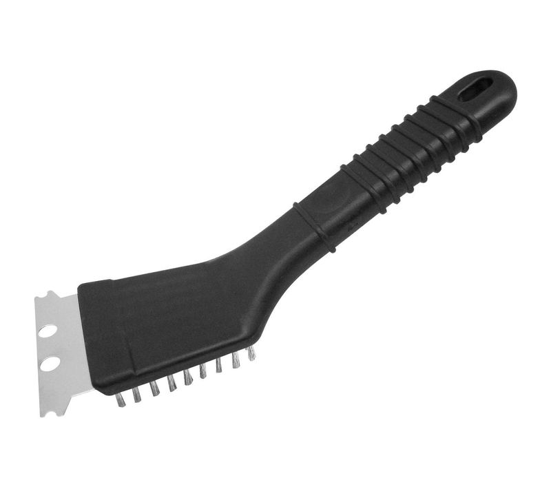 Racloir à Plancha Et Brosse à Barbecue 2 En 1 22 Cm Fackelmann Bbq Edition