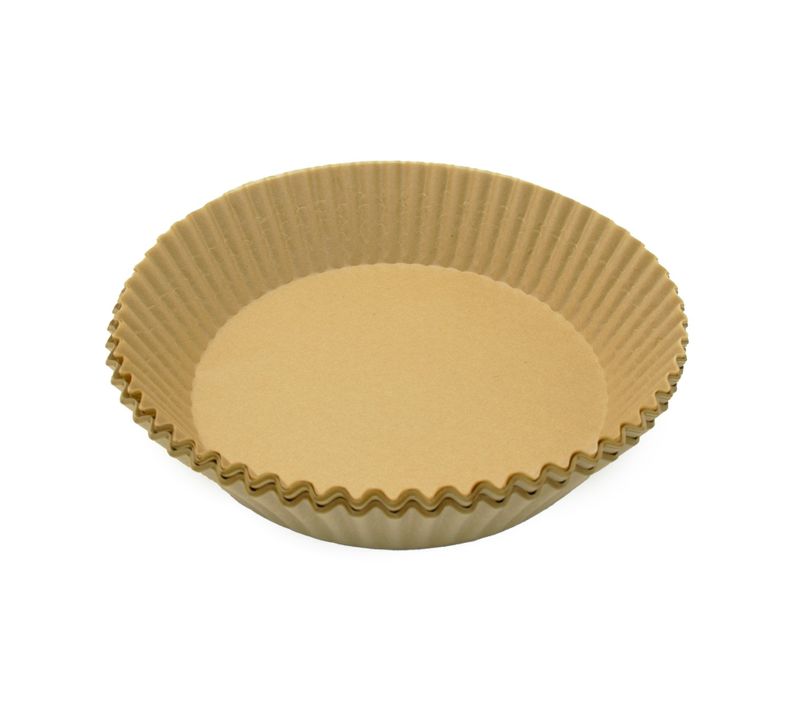 50 Moules En Papier Antiadhésif Pour Friteuse Air Fryer Sans Huile Ronds 16 Cm Fackelmann