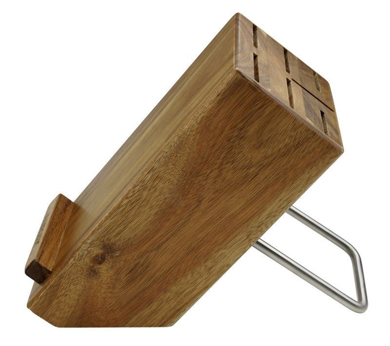 Bloc Pour 7 Couteaux Avec Support Pour Tablettes Nirosta