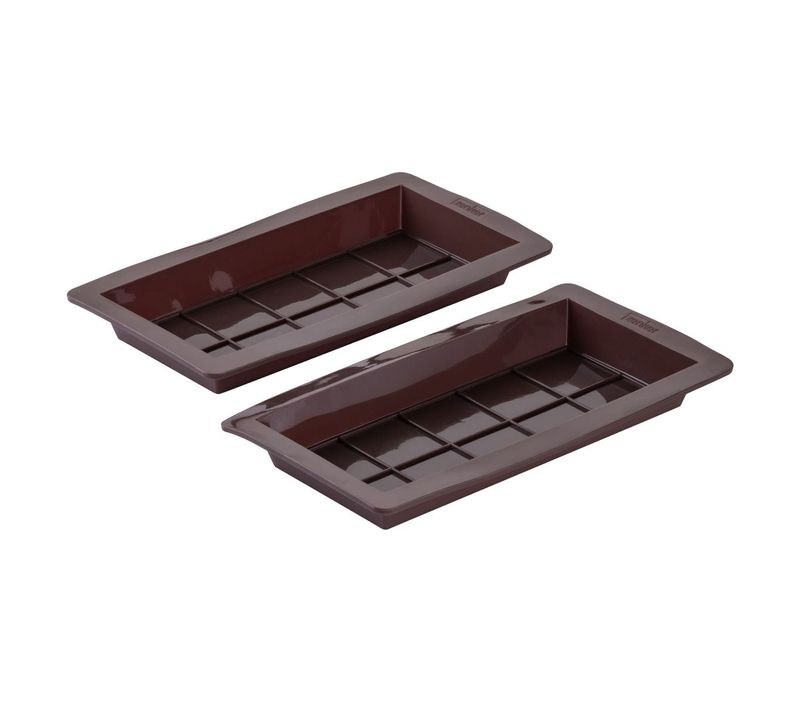 Deux Moules à Tablettes Chocolat De Dubaï En Silicone Special Creative
