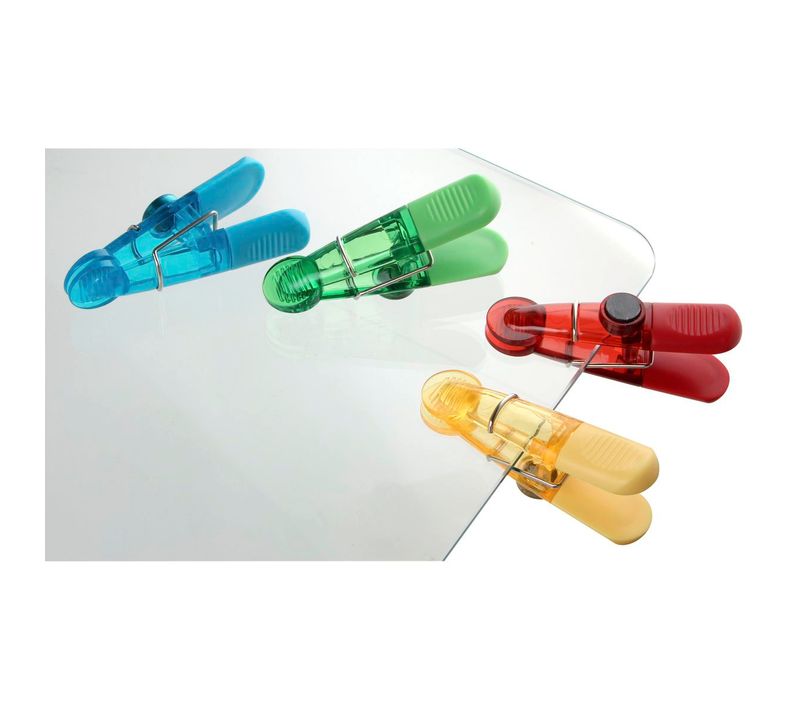 Lot De 4 Pinces Magnétiques Fackelmann Tecno