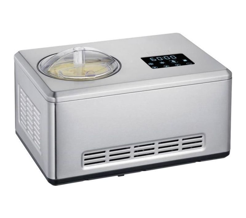 Ez7405 Sorbétière Yaourtière 2 En 1 - Inox Brosse