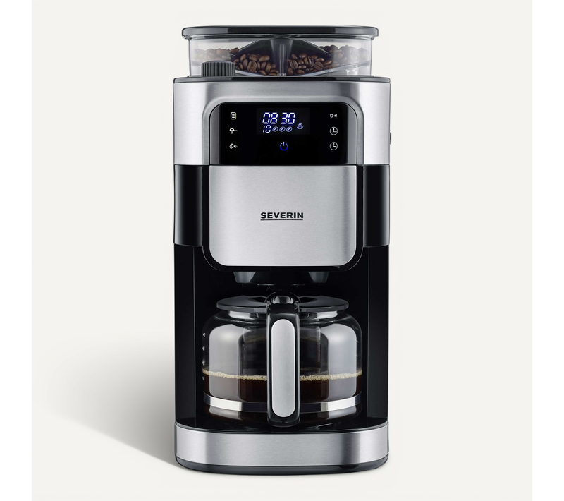Cafetière filtre avec broyeur KA 4813 inox