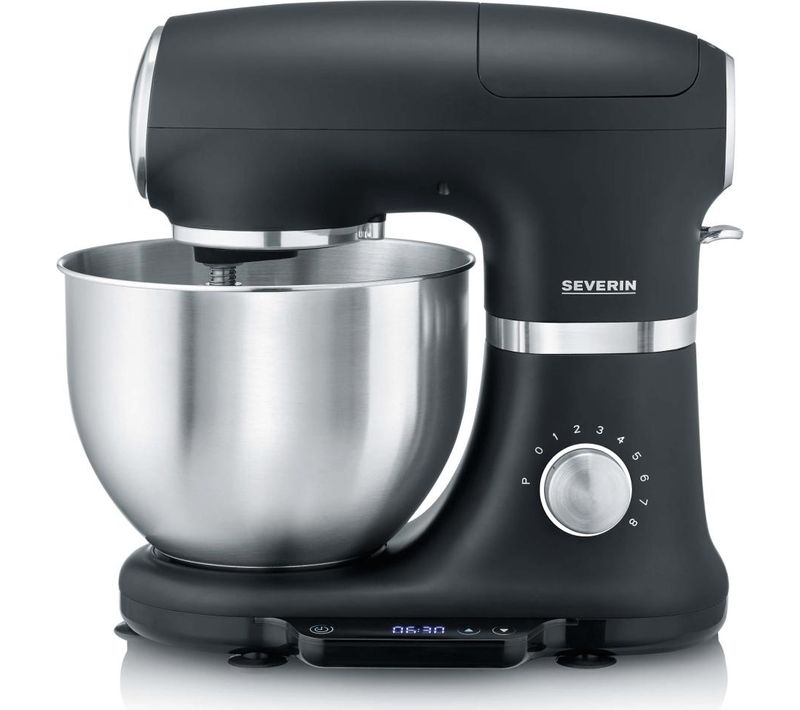 Robot Pâtissier Multifonction 5.5l 1000w Noir/inox - Km3898