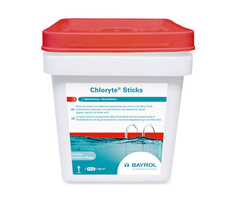 Chlore Lent Chloryte Sticks 300g - 4,5kg Chlorytesticks