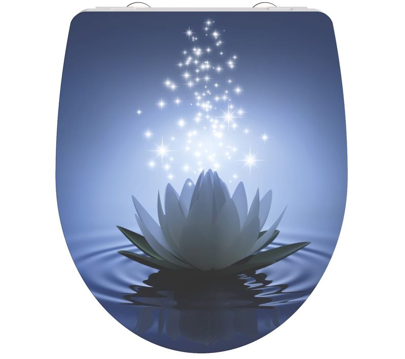 Siège De Toilette Duroplast Et Fermeture En Douceur Water Lily