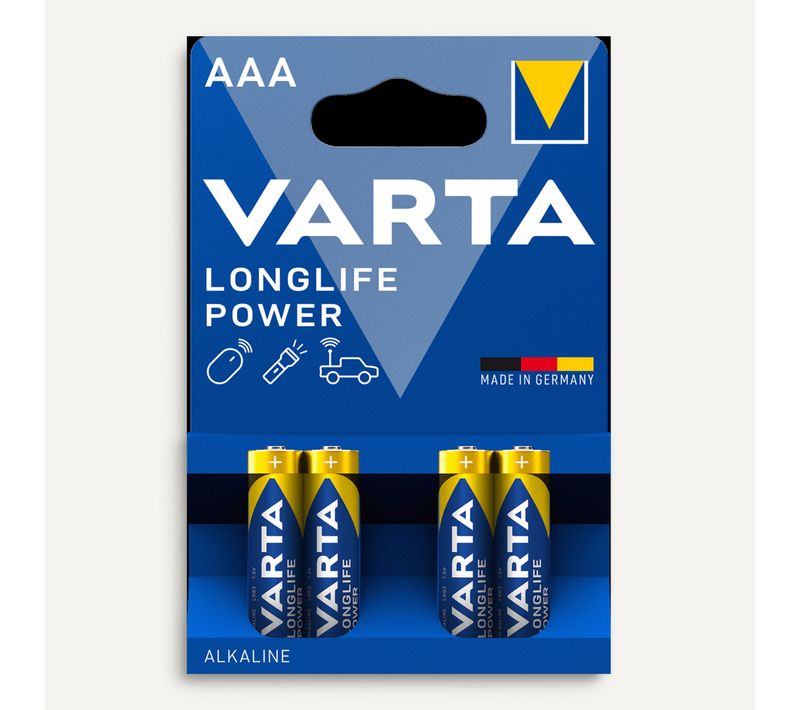 Piles alcalines VARTA LR03 4903121414 x 4