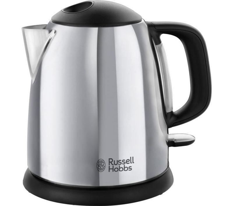 Bouilloire Electrique Compacte 1l Victory, Ebullition Rapide, Niveau Eau Visible, Marquage Tasses