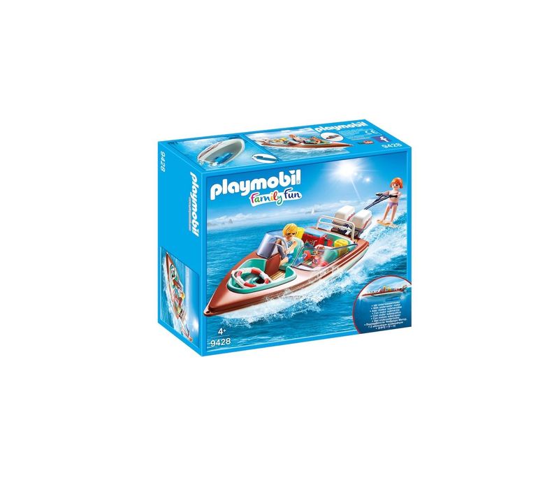 9428 Playmobil Vacanciers Avec Vedette Et Moteur Submersible 0319