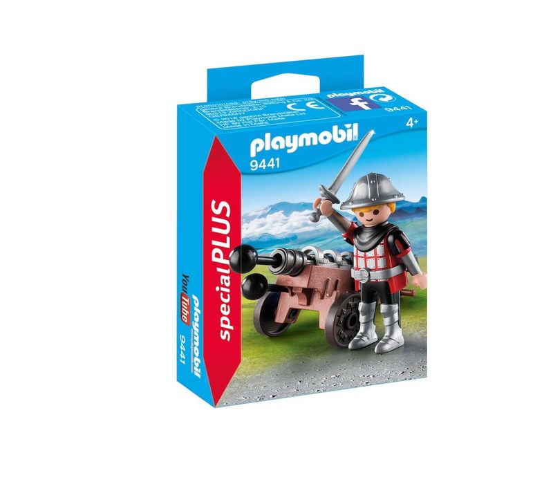 9441 Playmobil Chevalier Avec Canon 1218
