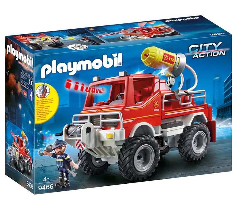 9466  4x4 De Pompier Avec Lance-eau 1218