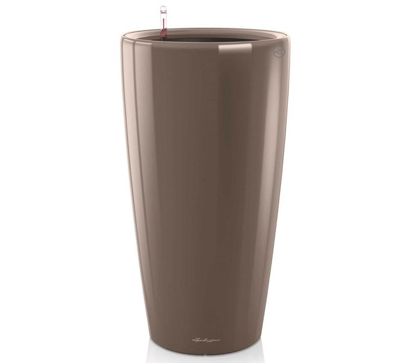 Jardinière Rondo 32 All-in-one Taupe Haute Brillance 15784