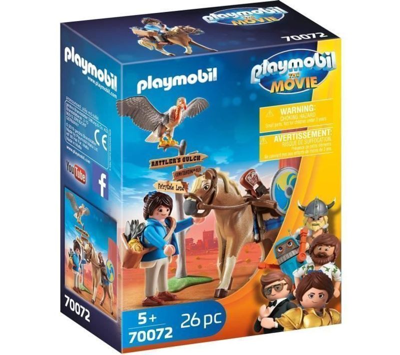 Playmobil 70072 - Playmobil The Movie Marla Avec Cheval